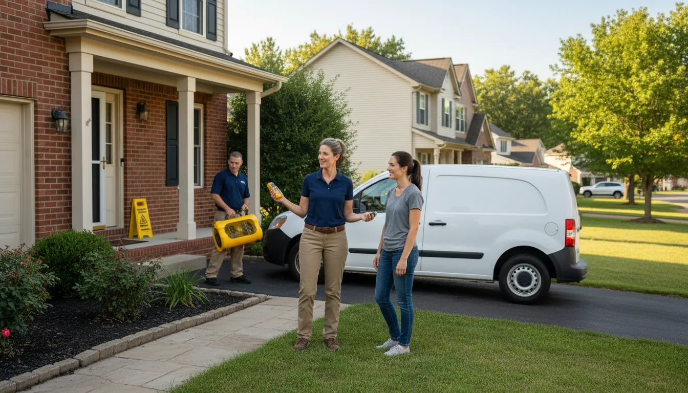 Water restoration image for Water Damage & Restoration Services in Goldsboro, MD